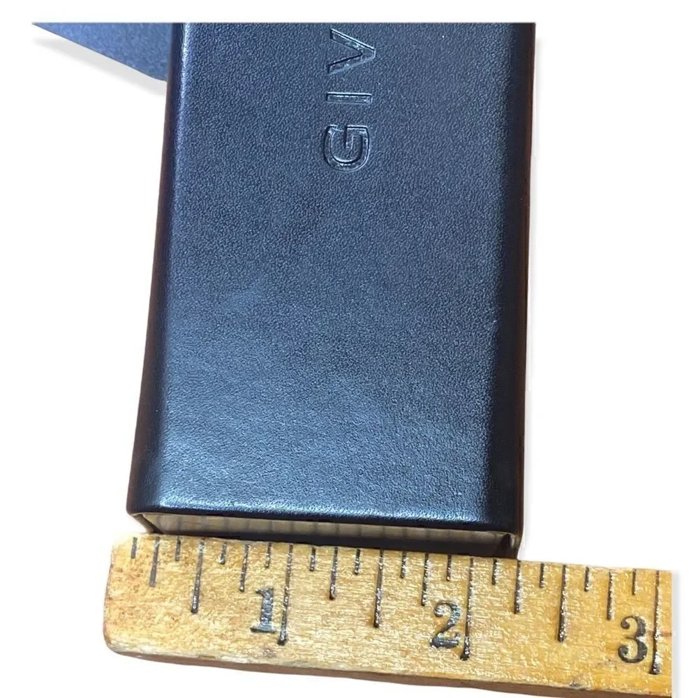 Givenchy fold over close rectangular eyeglass case preowned